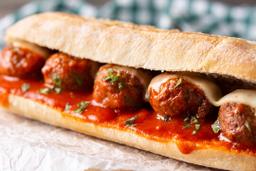 Meatball Parmigiana Sub